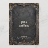 Dwergse Pracht Fantasy Trouwmenu Menu (Achterkant)