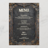 Dwergse Pracht Fantasy Trouwmenu Menu (Voorkant)