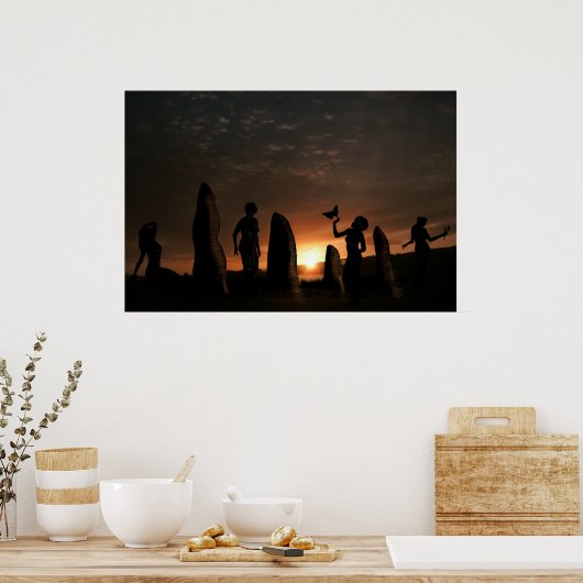 Dwergstenen Poster (Keuken)