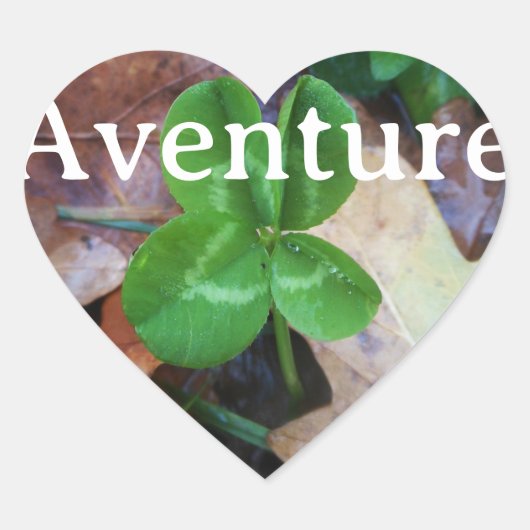 Dwergsticker Hart Sticker (Voorkant)