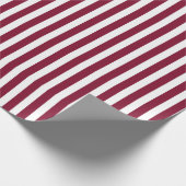 Dwergstrepen met witte snoepjes cadeaupapier (Hoek)