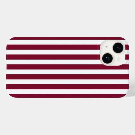 Dwergstrepen met witte snoepjes Case-Mate iPhone case (Achterkant (horizontaal))