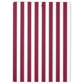 Dwergstrepen met witte snoepjes klembord (Achterkant)