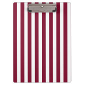 Dwergstrepen met witte snoepjes klembord (Voorkant)