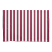 Dwergstrepen met witte snoepjes kussensloop (Voorkant)