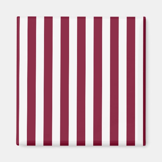 Dwergstrepen met witte snoepjes magneet (Voorkant)