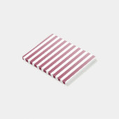 Dwergstrepen met witte snoepjes post-it® notes (Schuin)