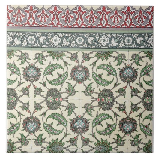 Dwergtegels van de moskee Cheykhoun uit de Arabisc Tegeltje (Voorkant)