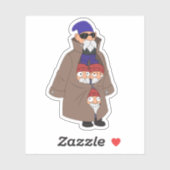 Dwergtoren Sticker (Vel)