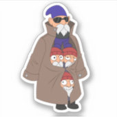 Dwergtoren Sticker (Voorkant)