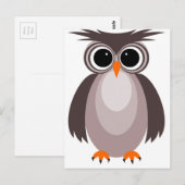 Dwerguil Briefkaart (Voorkant / Achterkant)