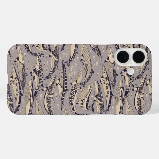 dwergvinvis Case-Mate iPhone case (Achterkant (horizontaal))