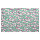 dwergvinwalen paarse pepermunt stof (Fat Quarter)