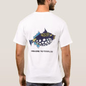 Dwergvis Cartoon T Shirt (Achterkant)
