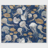 Dwergvis onderwaterpatroon cadeaupapier (Vlak)