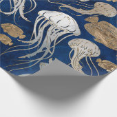 Dwergvis onderwaterpatroon cadeaupapier (Hoek)