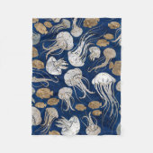 Dwergvis onderwaterpatroon fleece deken (Voorkant)