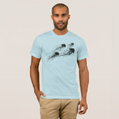 Dwergvis Silhouettes lichtT-shirt T-shirt (Voorkant volledig)