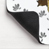 dwergvoetafdrukken ( mousepad ) muismat (Hoek)