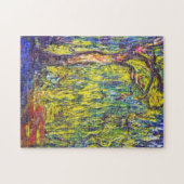 Dwevende Willow Claude Monet levendige schilderkun Legpuzzel (Horizontaal)
