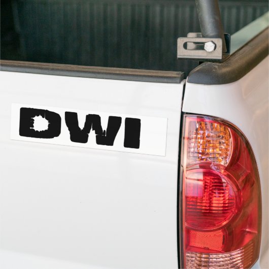 DWI BUMPERSTICKER (Op Truck)