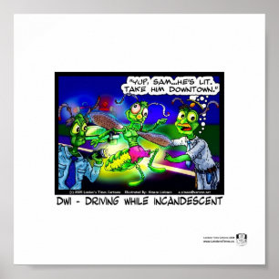 DWI Firefly Grappige Londons Times Cartoon Poster