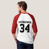 Dwight D. Eisenhower "34"-T-shirt T-shirt (Achterkant volledig)