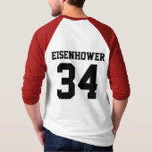 Dwight D. Eisenhower "34"-T-shirt T-shirt (Achterkant)