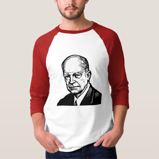 Dwight D. Eisenhower "34"-T-shirt T-shirt (Voorkant)