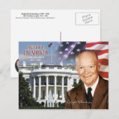 Dwight D. Eisenhower - 34e President van de VS Briefkaart (Voorkant / Achterkant)