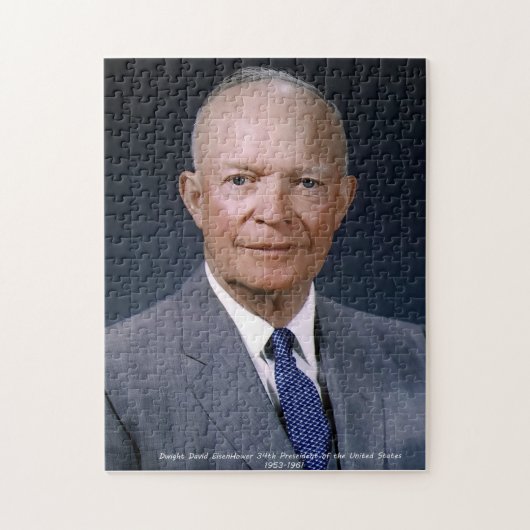 Dwight D. Eisenhower 34th President Legpuzzel (Verticaal)