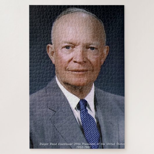Dwight D. Eisenhower 34th President Legpuzzel (Verticaal)