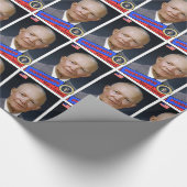 Dwight D. Eisenhower Baseball Card Cadeaupapier (Hoek)