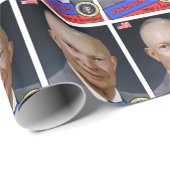Dwight D. Eisenhower Baseball Card Cadeaupapier (Rol Hoek)
