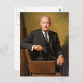 Dwight D. Eisenhower Briefkaart (Voorkant / Achterkant)