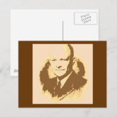 Dwight D Eisenhower Briefkaart (Voorkant / Achterkant)