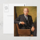 Dwight D. Eisenhower Briefkaart (Voorkant / Achterkant)