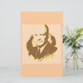 Dwight D Eisenhower Briefpapier (Staand voorkant)