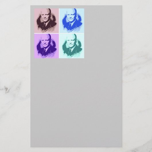 Dwight D Eisenhower Briefpapier (Voorkant)