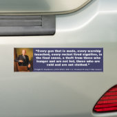 DWIGHT D. EISENHOWER Elk Pistool dat wordt gemaakt Bumpersticker (Op auto)