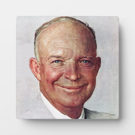 Dwight D. Eisenhower Fotoplaat (Voorkant)