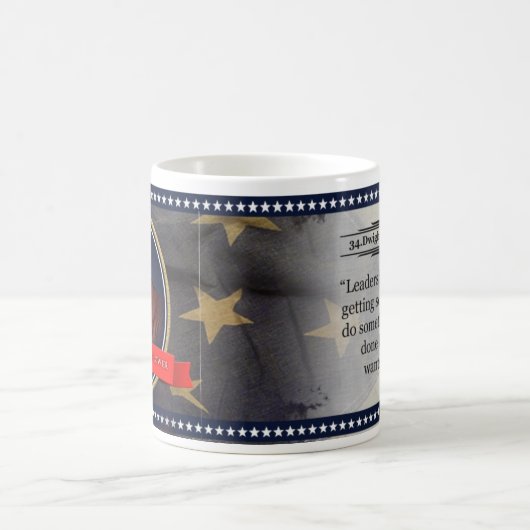 Dwight D. Eisenhower Historische Mok (Center)