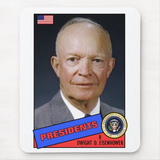 Dwight D. Eisenhower-honkaarten Muismat (Voorkant)