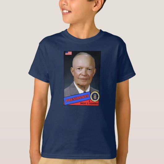 Dwight D. Eisenhower-honkaarten T-shirt (Voorkant)