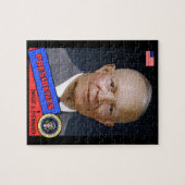 Dwight D. Eisenhower-honkbalkaart Legpuzzel (Horizontaal)