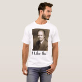 Dwight D Eisenhower, ik hou van Ike! T-shirt (Voorkant volledig)
