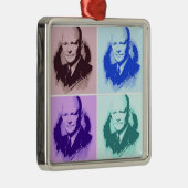 Dwight D Eisenhower Metalen Ornament (Rechts)