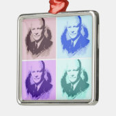 Dwight D Eisenhower Metalen Ornament (Links)