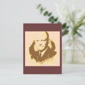 Dwight D Eisenhower Pop Art Briefkaart (Staand voorkant)