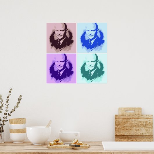 Dwight D Eisenhower Poster (Keuken)